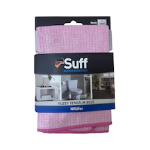 Nilüfer Damalı Mikrofiber Yüzey Temizlik Bezi 40 X 40 Cm, Pembe