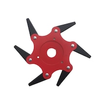 Kmtmak Motorlu Tırpan 6 Bıçaklı Ot Biçme Kafası Bıçağı