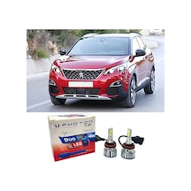 Peugeot 3008 Led Xenon Kısa Far Ampulü H7 Duo Yeni Seri Beyaz 2016+