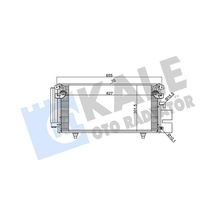 Kale 389900 Klima Radyatörü Kondanser - Subaru Legacy 2005- 2.0 Dizel Klimalı Modeller 73210ag000