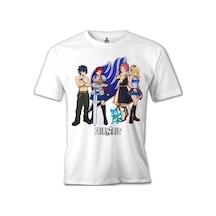Fairy Tail 2 Beyaz Erkek Tshirt