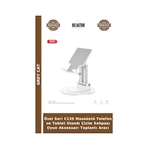Özel Seri C139 Masaüstü Telefon Ve Tablet Standı Çizim Sehpası Oyun Aksesuarı Toplantı Aracı