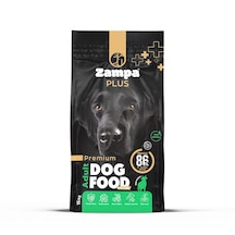 Zampa Plus Premium Biftekli ve Pirinçli Yetişkin Köpek İçin Kuru Mama 15 KG