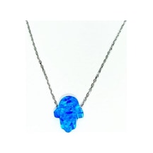 Oriental Kuyumculuk Jewellery Opal Gümüş Kolye Gümüş