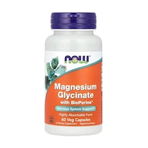 Now Foods Magnesium Glycinate With Bioperine Nervous System Support 60 Veg Capsules