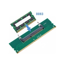 DDR3 Laptop RAM To Desktop RAM ÇEVİRİCİ DÖNÜŞTÜRÜCÜ So-Dimm Dimm