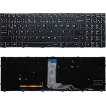 Siyah-rgb-ışıklı, Notebook Klavye - Monster Abra A7 V12 İ5-10300h Muadili İle Uyumlu