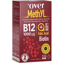 Dr. Over B12 Plus Biotin Folik Asit Vitamin B1 B5 B6 İçeren Takviye Edici Gıda 20 ML