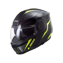 LS2 Scope Skid Siyah-Neon Sarı Kask