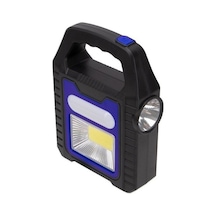 Cata Hazar Güneş Enerjili El Feneri Ct-9955 Solar 3 Kademeli Işık Siyah