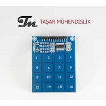 4X4 Kapasitif Dokunmatik Tuş Takımı (Arduino, Raspberry Uyumlu)