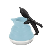 Mutfak Katlanabilir Silikon Su Kahve Demlik Gök Mavisi