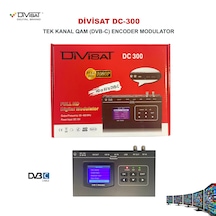Divisat Dc-300 Tek Kanal Qam Dvb-c Encoder Modülator