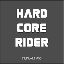 Hardcore Rider Sticker 20 17 Cm