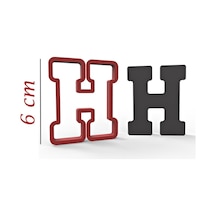 6 Cm H Harfi Kurabiye Kalıbı
