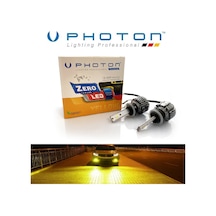 H27 Led Xenon Oto Ampul Photon Zero Fansız Sarı