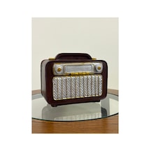 Nostaljik Retro Radyo Tasarımlı Dekoratif Kumbara Ev Ve Ofis Dekorasyonu Hediyelik
