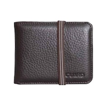 Guard Leather Guard Lastikli Spor Hakiki Deri Kahverengi Cüzdan Çok Renkli