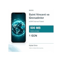 Saint Vincent Ve Grenadinler Esım İnternet Paketi Günlük 500 Mb 1 Gün