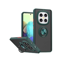 Newface Xiaomi Redmi Note 15 4g Montreal Yüzüklü Silikon Kapak - Yeşil