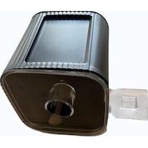 Siyah Tuvalet Kağıtlığı, Siyah, 13x13x13 Cm, Telefon Raflı, Şeffaf Pencereli, Neme Karşı Korumalı, Delme Gerektirmez Acı Kahve