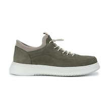 Tamer Tanca Erkek Hakiki Deri Yeşil Nubuk Sneakers & Spor Ayakkabı 1204 9169-f412 Erk Ayk Y26 Olıve Dante