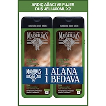 Le Petit Marseillais Men Ardıç Ağacı ve Füjer Duş Jeli 400 ml x2
