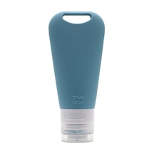 Fosenze 2022 Pratik Seyahat Silikon Kaplı Losyon Şişesi Ve Krem Kutusu Seti, 90ml Açık Mavi Açık Mavi