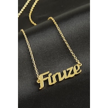 Ilkeshop Firuze İsimli Kolye -sarı altın