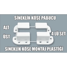 Sineklik Köşe Pabucu-Sineklik Köşe Plastiği-Sineklik Montaj Köşe