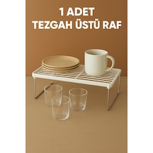 Dolap Içi Raf Düzenleyici Plastik Mutfak Tezgah Üstü Yer Kazandıran Organizer 14x30 Cm Plastik 30 X Diğer