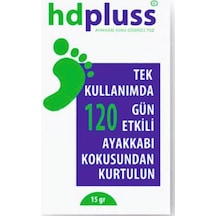 HD Pluss 120 Gün Etkili Ayak Koku Önleyici Koku Giderici Toz 6 x 15 G
