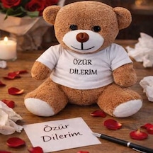 Özür Dilerim Tişörtlü Peluş Oyuncak 25 Cm Diğer