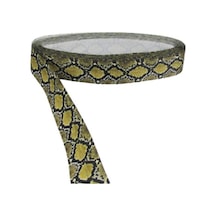 Yılan Derisi Resimli Grogren Kurdela 2.5 Cm-1 Metre 6