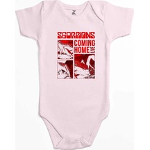 Zepplin Giyim Scorpions Coming Home Pembe Bebek Body Zıbın
