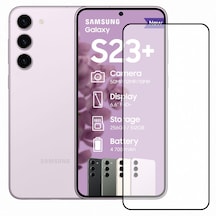 Bufalo Samsung Uyumlu Galaxy S23 Plus Seramik 9d Tam Kaplama Ekran Koruyucu