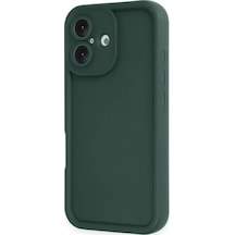 Newface Apple İphone 16 Kılıf Viera Silikon - Koyu Yeşil