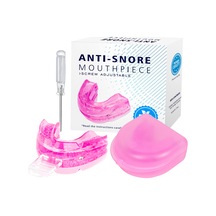 Vkemall Diş Gıcırdatmaya Karşı Saklama Kutusu İle Ayarlanabilir Anti Horlama Cihazı Ağız Pembe