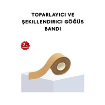 Hepsibayi Görünmez Destekleyici Göğüs Bandı Askısız Ve Sırtı Açık Kıyafetler İçin Kahverengi