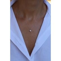 Yenigün Kuyumculuk 14 Ayar Altın Tektaş Kolye Kly26171