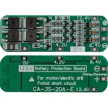 3s 20a Bms Devresi Lityum Batarya Şarj Modülü Bms-24031
