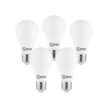 Zmr 103/b.65 5'li Paket Led Ampul 10w 3000k Günışığı E27 Duylu Enerji Tasarruflu Uzun Ömürlü