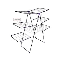 Massima Triplex Life Üç Katlı Çamaşır Kurutmalık Katlanabilir Kur Siyah
