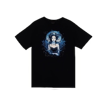 Evanescence - Müzik Grubu Baskılı Unisex %100 Pamuk T-shirt SIYAH