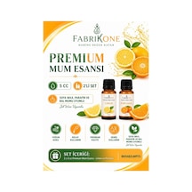 Premium Mum Esansı 5 Cc 2'li Set - Limon, Portakal - Soya Wax, Parafin, Jel Wax Ve Bal Mumu Uyumlu Bkfab2lmpt5 Karışık