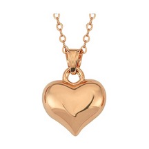 Stillove Gümüş Rose Küçük 3 Boyutlu Kalp Kadın Kolye