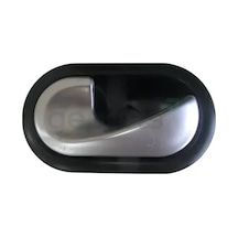 Ön Kapi İç Açma Kolu Sol Siyah Elceği Gümüş Gri Renault Megane - 2- 2003-2009