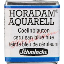 Schmincke Horadam Aquarell Artist Sulu Boya Cerulean Blue Hue Yarım Tablet