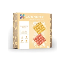 Connetix Pastel Lemon & Peach Base Plate Manyetik Bloklar - 2 Parça
