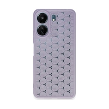 Redmi 13c Kılıf Petek Silikon Kapak - Lila Bz8683140717605
